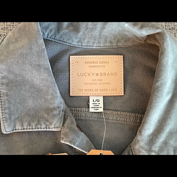 Lucky Brand Bundle (Sage Green Jacket, Jeans with matching Tee and Belt) - Picture 7 of 16